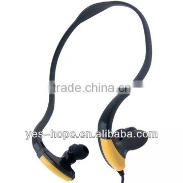 2013 high quality fashion functional outdoor behind neck sport headphone for runners
