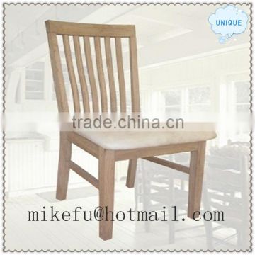 PU Leather Seat Wooden Dining Chair