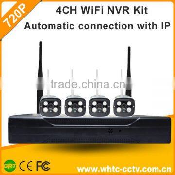 4CH H 264 IP Camera wireless WIFI NVR Kit for Home Surveillance Security Systems