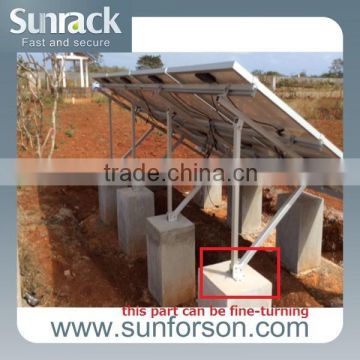 portabel home solar panel mounting structure support