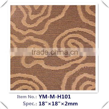 Moisture proof and anti-cigarette pvc flooring covering