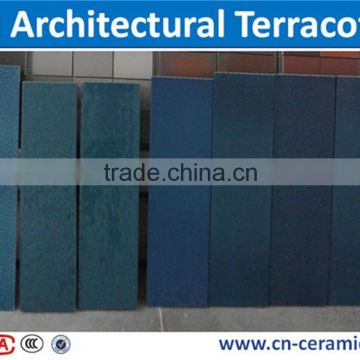 Fire resistant decorative terracotta wall cladding brick panel modern building construction materials
