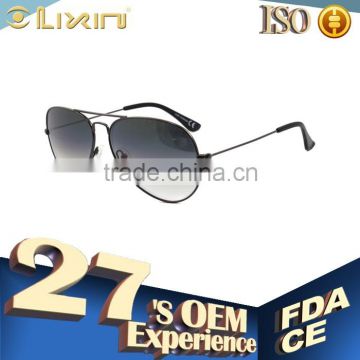 Sunglasses 3025 Silver Aviator Women Men New Sunglasses metal frame sunglasses