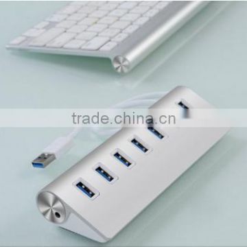 New High-Speed Aluminum casing USB 3.0 HUB 7 Ports for Macbook PC