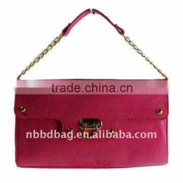 2011 best sell pu leather bag women handbag