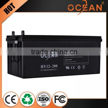 New arrival 12V 200ah replaced fashionable cheap agm deep cycle battery 12v