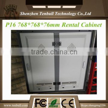P16 led cabinet 768*768*76mm Rental cabinet