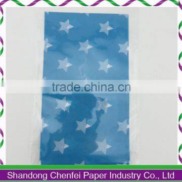 Logo printed tissue paper wrapping clothes and gift packing tissue paper with company logo