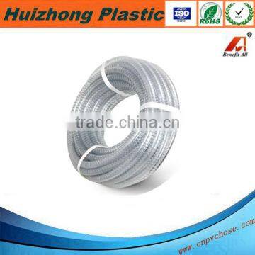 PVC Spiral Transparent Spring Pipe Steel Wire Reinforced Hose