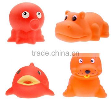 Custom bath toys, Cartoon animal baby bath toys.Vinyl baby bath toy organizer