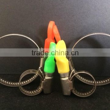 high quality American style double bolt butterfly hose clamps 1/2" wide