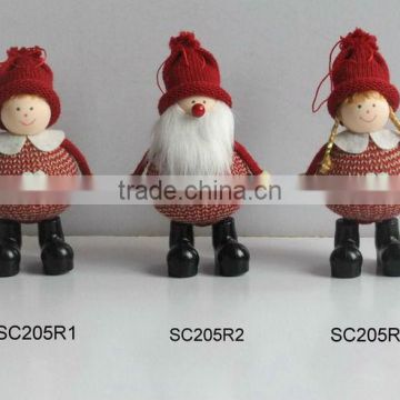 Christmas fabric person standing decoration