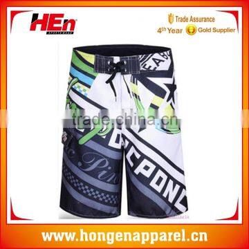 Hongen apparel hot sale beach shorts with European standard for men popular beach shorts design