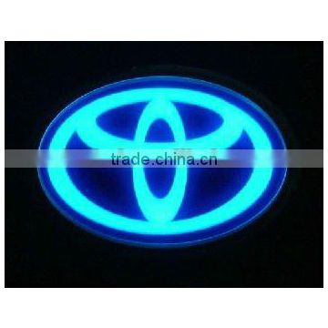 colorful flashing el car decoration (factory price, good quality, fast send)