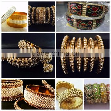 Latest Bridal Collection Fancy Chura with Diamente, Fancy Jewelry India