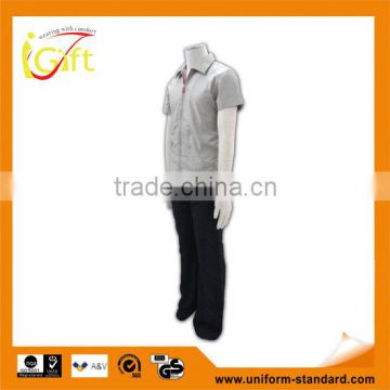 2015 whole sell new design high quality TR company uniform policy sample