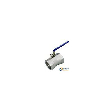 stainless steel one piece ball valve 1-1/4'