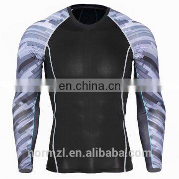 Hot sale wholesale long sleeve fitness compression wear for men