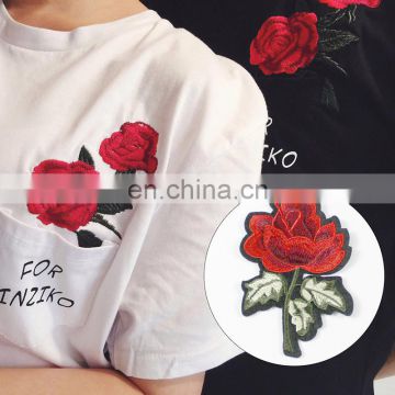 Iron On Sew On Small Flower Embroidery Patch For T-shirt