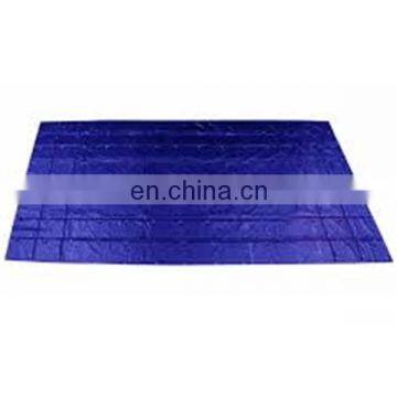 heavy duty blue tarpaulin fireproof waterproof fabric