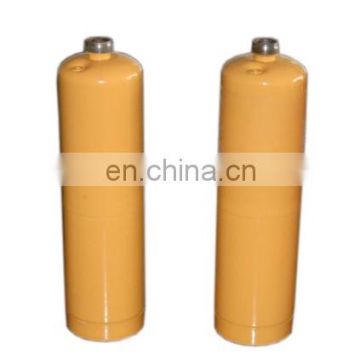 refillable Mapp Gas canister bottle for welding EN12205