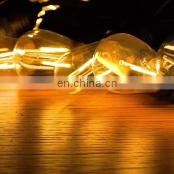 Christmas S14 Led String Lights Outdoor Diwail Holiday Decoration for Patio Garden Backyard