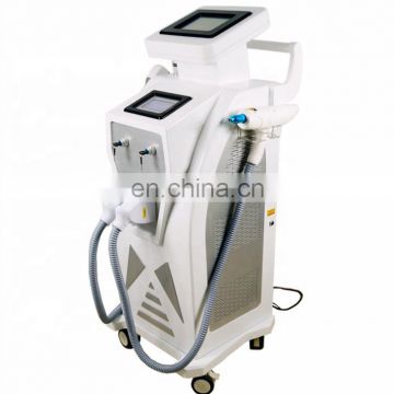 3 in 1 Multifunction ND YAG Laser Hair Removal /E-light OPT IPL SHR RF Tattoo Removal Machine