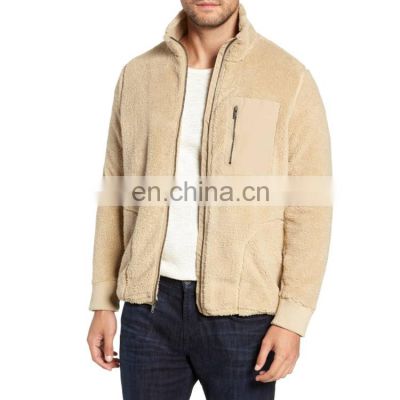 2021New style bulk custom winter warmth Fleece sweater Jacket for men