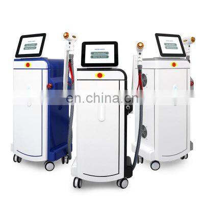 CE approval longlife 10000000 shots 3 wavelength 1064 755 808 diode laser hair removal machine