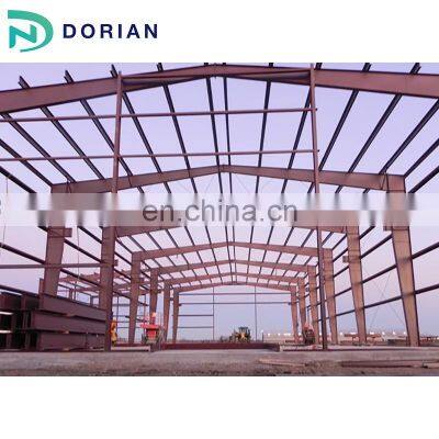 Fabricated Steel H Beam Materials Steel Structure Buildings Workshop