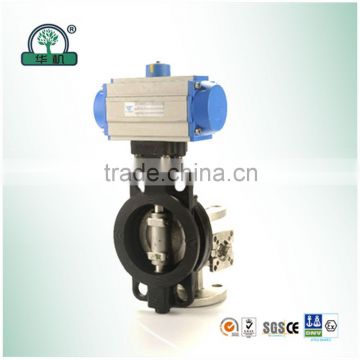 Pneumatic control double acting ball valve butterfly valve actuator