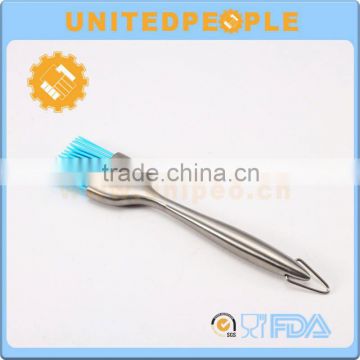 Hot Sales Matted Stainless Steel Handle Silicone Pastry Brush