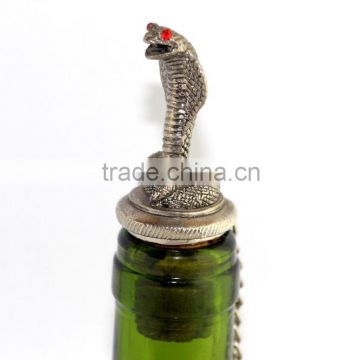 metal animal snake champagne bottle stoppers wholesale