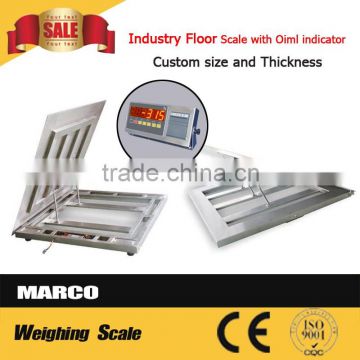 Industrial 5t electronic ultra low floor scale