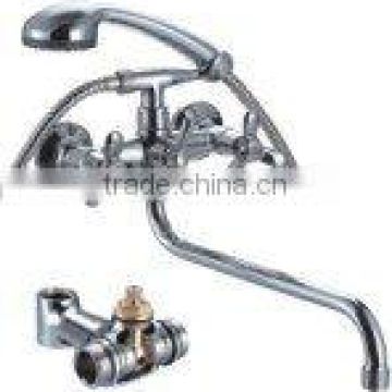 Dual handle wall-mounted shower mixer(CE,ISO APPROVED)