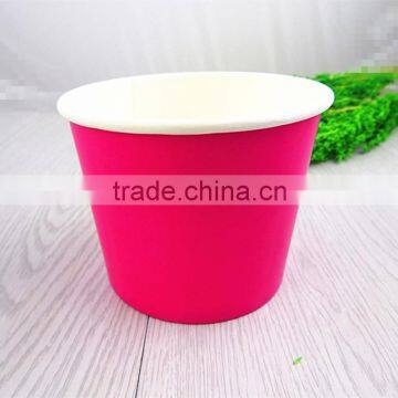 16oz 520ml Disposable Color Printed Ice Cream Food Grade Paper Cup Manufacturer in China