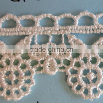 new design guipure embroidery chemical lace trim 3 cm