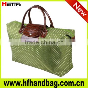 High quality nice foldable travel bag,girls travel bag