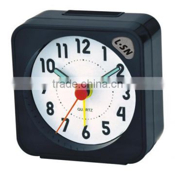 quality sweep analog snooze light mini crescendo alarm travel clock