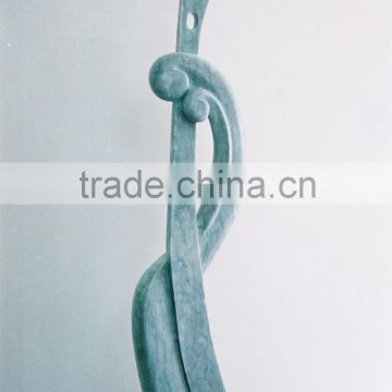 Art Abstract Statue White Marble Hand Carving Sculpture For Garden, Home, Street, Decoration And Restaurant No 8