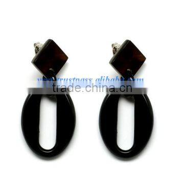 Buffalo horn jewelry, buffalo horn earrings VVE-224