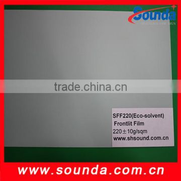 China manufacturer frontlit film self adhesive vinyl