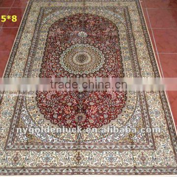5x8 silk handmade persian carpet runner