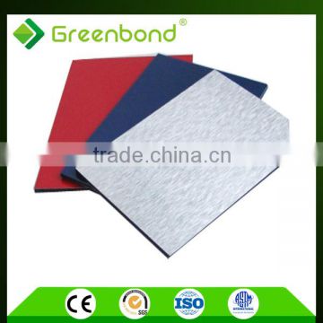 Greenbond recycled construction sign board pe material aluminum composite sheet