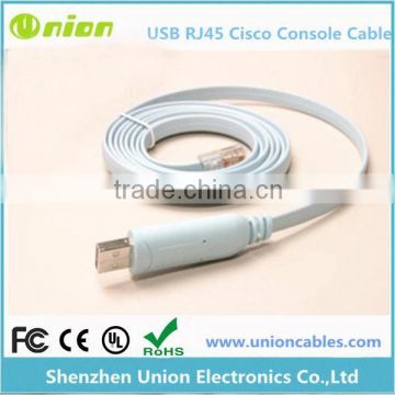Cisco Console USB Rj45 Cable 1.8m (6 Ft) Ftdi Windows 8, 7, Vista, Mac, Linux Rs232