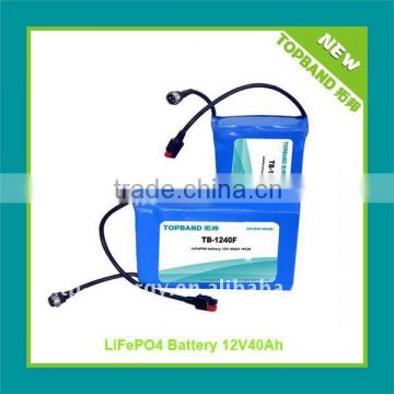 12V 40Ah rechargeable electric Scooter battery TB-1240F
