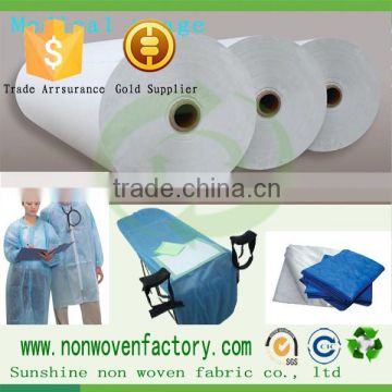 New products on market disposable bed roll nonwoven pp fabric roll