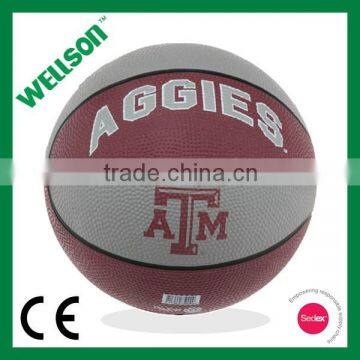 Team Logo Courtside Size 7 Outdoor Basketball