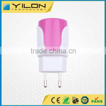 Customized Logo Wholesale Price Dual USB Mobile Travel Charger