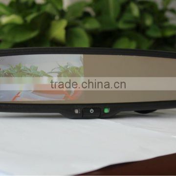 4.3 inch rearview mirror with reverse camera display
